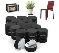 Elegance-go Pied Pot de Fleur Invisible,40 Pièces Auto-adhésif Rond Pied en Eva Antiderapant Pied Pot de Patin Pads De Fleur Invisible pour Jardin pour Surélever Les Plantes Intérieur Extérieur