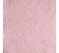Ambiente - 15 SERVIETTES PAPIER ÉLÉGANCE 33CM ROSE PASTEL
