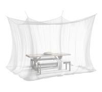 ELEGANCIO Moustiquaire pour l'intérieur et l'extérieur, 300 x 300 x 250 cm, 220 mailles, taille XXL, pour tente, caravane (blanche)