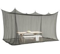 ELEGANCIO Moustiquaire pour l'intérieur et l'extérieur - 300 x 500 x 250 cm - 220 mailles - Pour extérieur et intérieur - XXL - Pour tente, caravane - Noir - 5 m de long