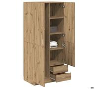 Elégant Armoire de couloir/Chambre Garde-robe - chêne artisanal - 80x52x180 cm - bois d'ingénierie &6180809