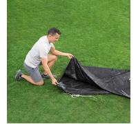 Elégant Bâches de piscines/tapis de sol Anthracite - Bestway Couverture de piscine Flowclear 305cm PRO7391482416956