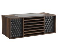 Élégant bureau de direction, design moderne, couleur : marron, noir