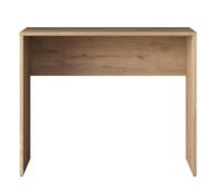 Élégant Bureau d'étude en Noyer, 90 x 73 x 40 cm, Panneau en Particules 100% mélamine, épaisseur 18 mm, Parfait pour la Maison, Le Bureau et Les espaces d'études
