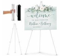 Élégant chevalet de peintre portable, idéal pour les mariages et événements, hauteur 160 cm