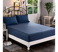 Elegant Comfort Drap-Housse 1 pièce, de qualité hôtelière - Tissu Doux et Luxueux - Tissu égyptien de 1500 Fils au Pouce carré avec Poche Profonde jusqu'à 40,6 cm - Résistant aux Plis et à la