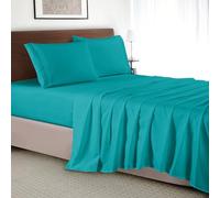 Elegant Comfort Parure de lit 4 pièces - Parure de lit de Luxe en Microfibre 1500 de qualité hôtelière Premium, Infroissable, fraîche et Respirante, Ajustement élastique Facile, lit Simple/Simple XL,