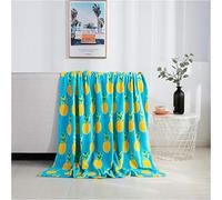 Elegant Comfort Velvet Touch Couverture Polaire Ultra Douce Motif Vacances de Noël Ananas 127 x 152,4 cm