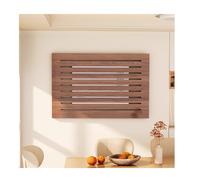 Élégant couvercle de boîte électrique en bois massif - Panneau disjoncteur caché pour la maison et le bureau, 60 x 50 cm / 23.6x19.7in, décoration élégante de boîte à fusibles marron