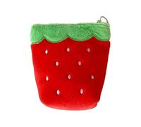 élégant en Peluche inspiré des Fraises, idéal pour Les Articles de Toilette de Voyage, écouteurs, cosmétiques, Organisateur de Papeterie, Joli de Fruits en Peluche