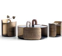 Élégant ensemble de tables d'appoint pour salon, tables basses, 3 pièces