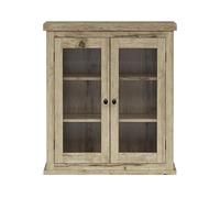 Elegant Home Fashions Armoire Murale 2 Portes Chene Clair Reglable