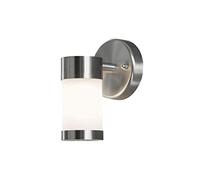 Élégant LED Applique Murale Modena avec acier inoxydable/verre opale - pour Tolle Akzente à la maison mur.