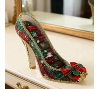 Élégant présentoir à bijoux à talons hauts pour chaussures à talons hauts Décoration de bureau festive pour les vacances 061827