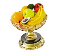 Élégant support à fruits rond rotatif à 5 niveaux, plat de service peu encombrant, adapté pour la maison et le bureau Plateau rotatif