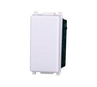 Elektronova Bouton unipolaire 1P 10A Blanc compatible Vimar Plana 1001