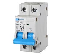 ELEKTRONOVA Interrupteur magnétothermique 2P C16 16A 6KA - 2 modules DIN - 220V