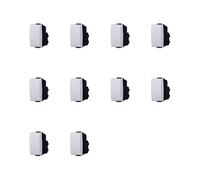 Elektronova Lot de 10 déviateurs compatibles Bticino Matix 1p 16A Blanc