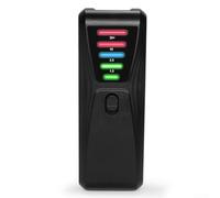 Elektrosmog Appareil de mesure avec boîtier ABS portable compact (noir) | Plage de fréquence de 50-20 000 Hz, haute précision, 5 niveaux d'avertissement LED, valeurs fiables, champs