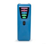 Elektrosmog Testeur ABS Boîtier Portable Compact (bleu) | Plage de fréquence de 50-20 000 Hz, haute précision, 5 niveaux d'avertissement LED, valeurs fiables, champs