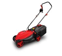 Tondeuse à Gazon électrique 1300W - Largeur 32cm, 3 Hauteurs de Coupe, Bac 25L - Elem Garden