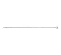 Elematic - Lot de 100 colliers pour câbles, 4,5 x 430 mm, blanc