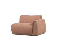 Élément 1 place accoudoir droit chenille vieux rose BAGGY