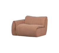 Élément 1 place accoudoir gauche chenille tissée vieux rose BAGGY