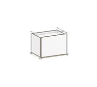 Élément à porte pour étagère M6, L 49 cm Gentner-Design, Designer Matthias Gentner, 49x35.5x39 cm