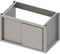 Elément bas pour évier Boxversion 2.0 avec portes coulissantes, construction de socle 1400x540x660 mm