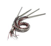 Élément chauffant à cartouche 220V, 100MM, 120MM, 200MM, chauffage électrique avec Thermocouple K, 300W, 500W, 1kw, 2 pièces(220V 12x120mm 450W)