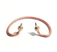 élément chauffant tubulaire, Fil de tube chauffant for four de fermentation, tige électrique de 16mm, 220V, 1,5 kw, en acier inoxydable(Copper)