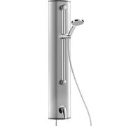Elément de douche Delabie alu. avec CEM, raccordement en haut, avec douchette à main