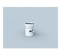 Bertrams Élément de mesure Polyline LAS 41RLM80 DN 80 / 125, intérieur, avec deux ouvertures de mesure, blanc