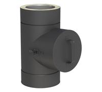 Elément de nettoyage (jusqu'à 450°C/N1) - double paroi - Tecnovis TEC-DW-NOIR 130 mm