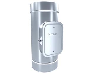 Élément de révision avec col (jusqu'à 600°C/N1) - double paroi - Tecnovis TEC-DW-STANDARD 200 mm
