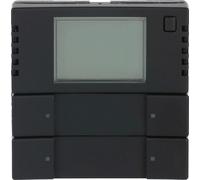 elément de2/4 voies avec régulateur de température ambiante, noir mat - Thermostat d'ambiance KNX 61...
