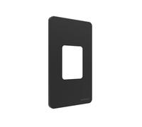 Élément décoratif ekey dLine pour vantail de porte, noir