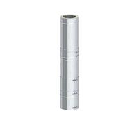 Elément droit 2000 mm avec bande de serrage statique - double paroi - Tecnovis TEC-DW-CLASSIC 160 mm