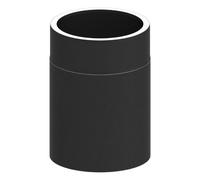 Elément droit 250 mm noir - conduit double paroi pour poêle à bois - Tecnovis TEC-Protect 130mm