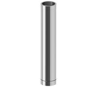 Élément droit pour la traversée du mur inox 1000 mm - recoupable - double paroi - TEC-DW-STANDARD 180 mm
