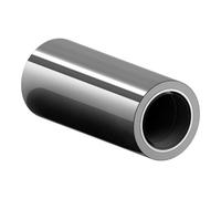 Élément droit pour la traversée du mur inox 1000mm- recoupable - double paroi - TEC-DW-Classic 180mm