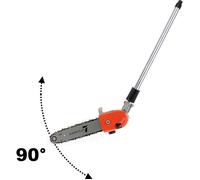 Élément élagueuse pour multifonction 4 en 1 et outil sur perche tête orientable