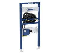 Geberit Duofix - Bâti-support pour lavabo, 112-130 cm, pour robinetterie murale ONE encastrée, avec boîtier fonctionnel 111.069.00.2