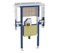 Elément Geberit Duofix pour lavabos ONE, saillie réduite, batterie murale, hauteur du local, siphon rotatif encastré, avec clou encastré, 111.081.00.2, Exécution: largeur 80cm