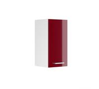 Elément haut de cuisine R-Line, 30cm, Rouge brillant/Blanc, Vicco 30493
