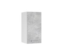 Vicco Elément Haut de Cuisine R-Line, Béton, 40cm | 1 Porte · 1 Tablette · Profondeur - 31 cm · Librement combinable · ✓ Rangement pratique