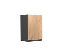 Elément haut de cuisine R-Line, 40cm J-Shape, Chêne de force doré/Anthracite, Vicco 39734