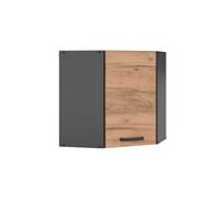 Elément haut de cuisine R-Line, 57cm, Chêne de force doré/Anthracite, Vicco 34899