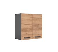 Elément haut de cuisine R-Line, 60cm, Chêne de force doré/Anthracite, Vicco 34896